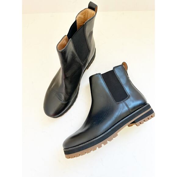 Madewell The Ivy Chelsea Boot in Leather Black 10 - Picture 2 of 6